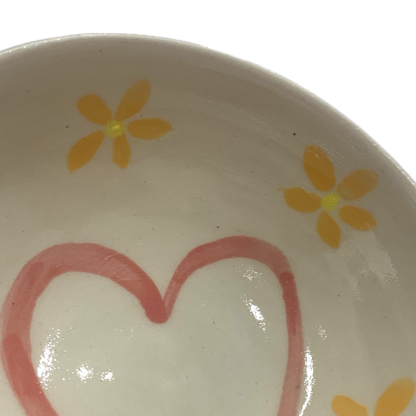 EARTH BY HAND- Trinket Dishes- Hand Painted Hearts