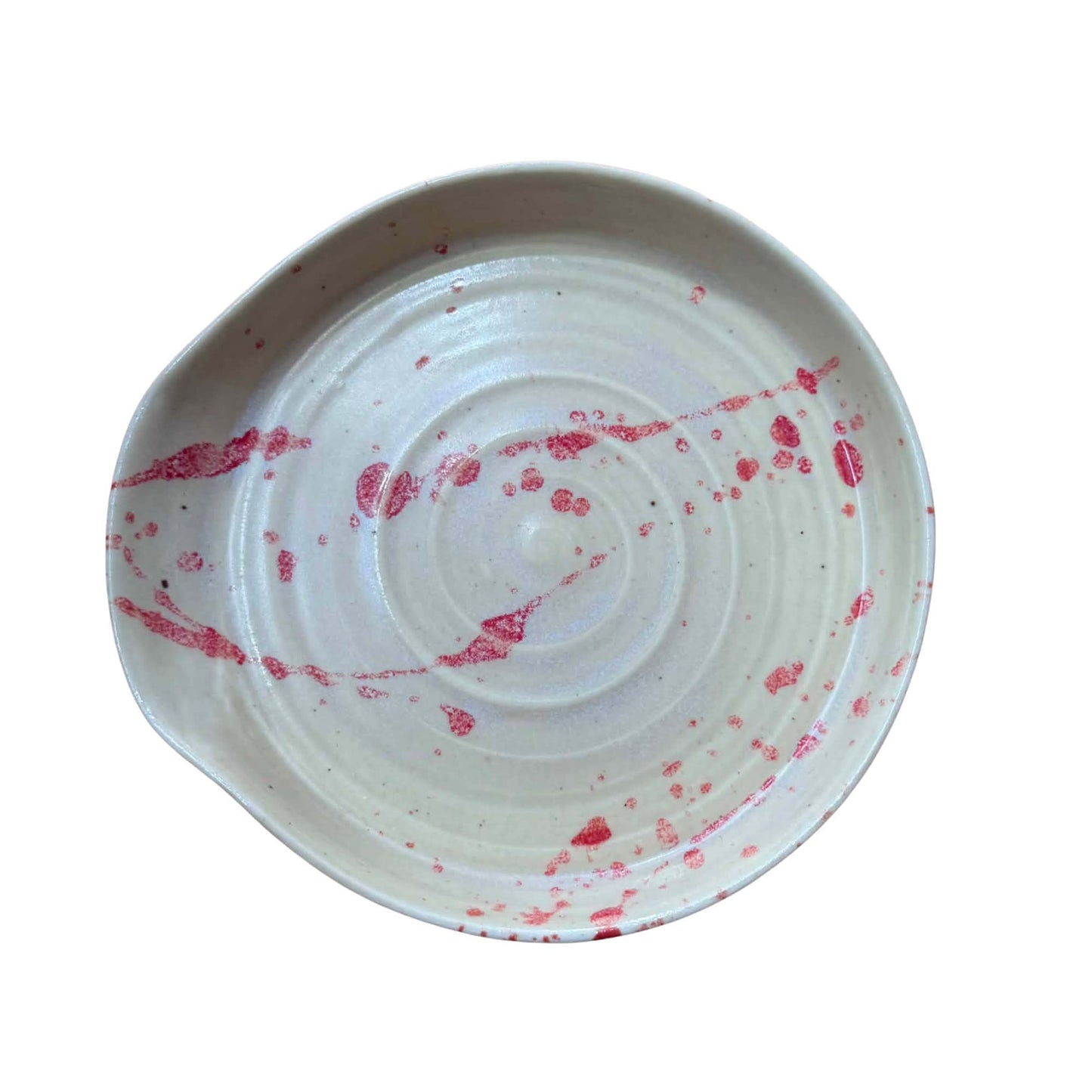 POTTERESS BY ALICIA - Spoon Rest - Pink Splash