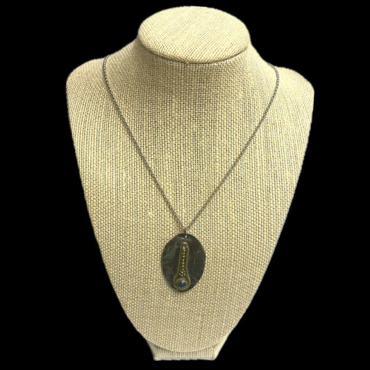 MOLLY MADE- Gentle Hand Textured Vintage Spoon Bowl Pendant Necklace