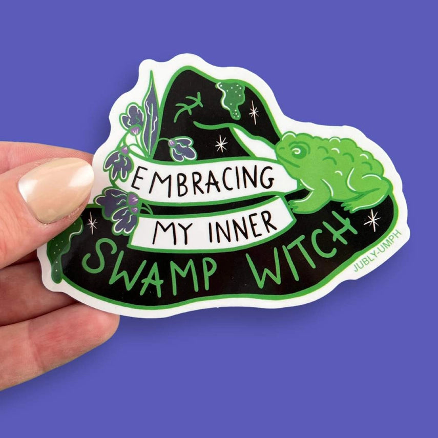 JUBLY-UMPH - "SWAMP WITCH"- Vinyl Sticker