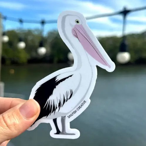 SAILFISH CREATIVE- "Pelican" Vinyl Sticker