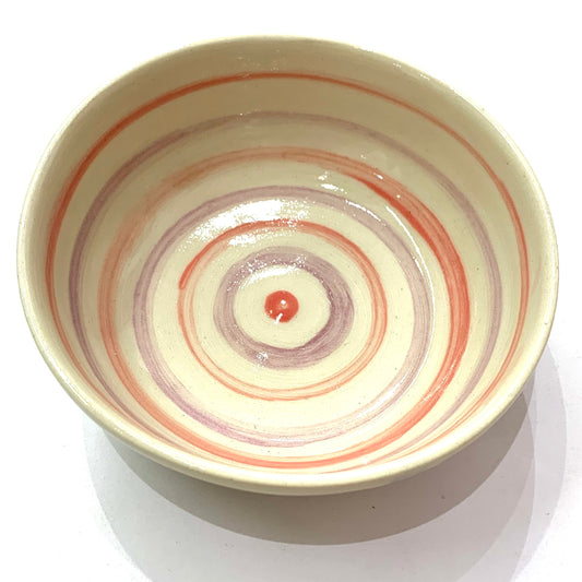 EARTH BY HAND- Line Dish #1- Pink/Purple