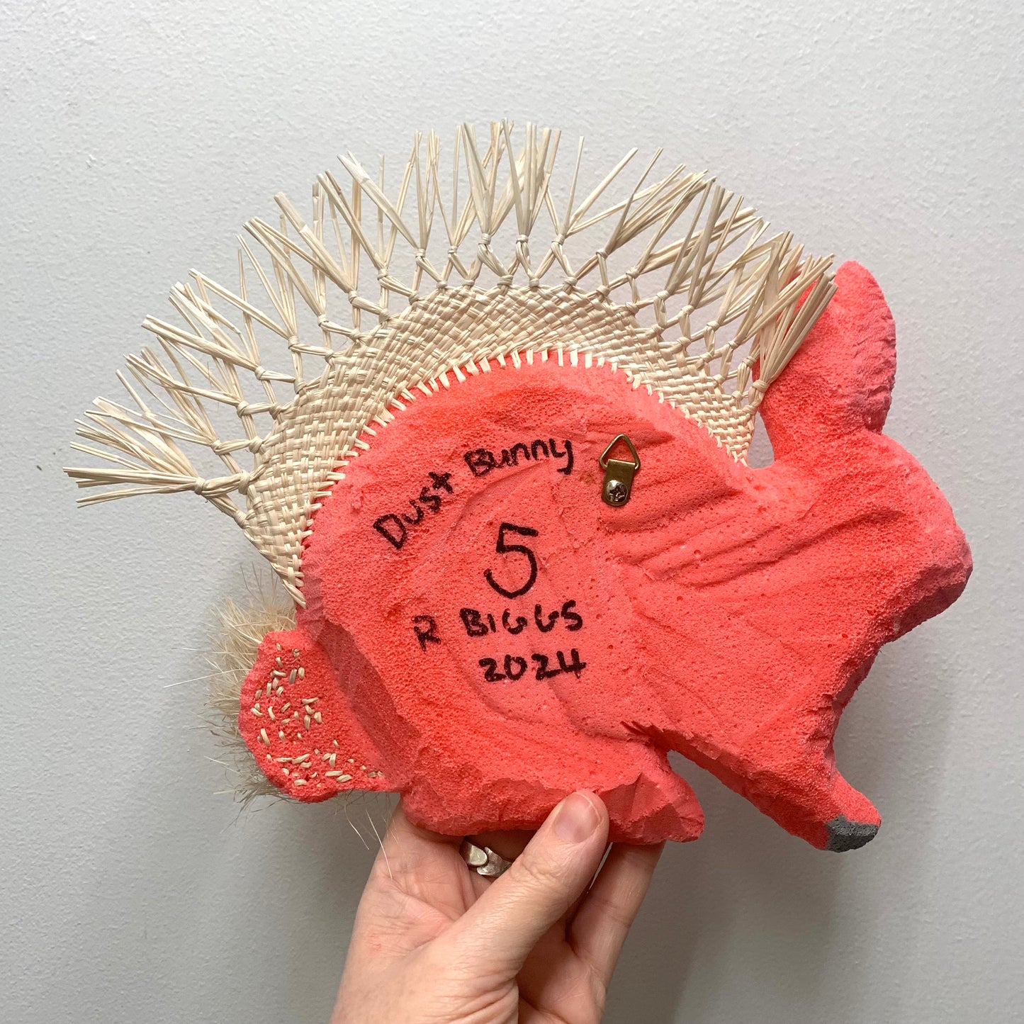 RAEWYN BIGGS ARTWORK - Dust Bunny #5- A Tidy House Exhibition Series