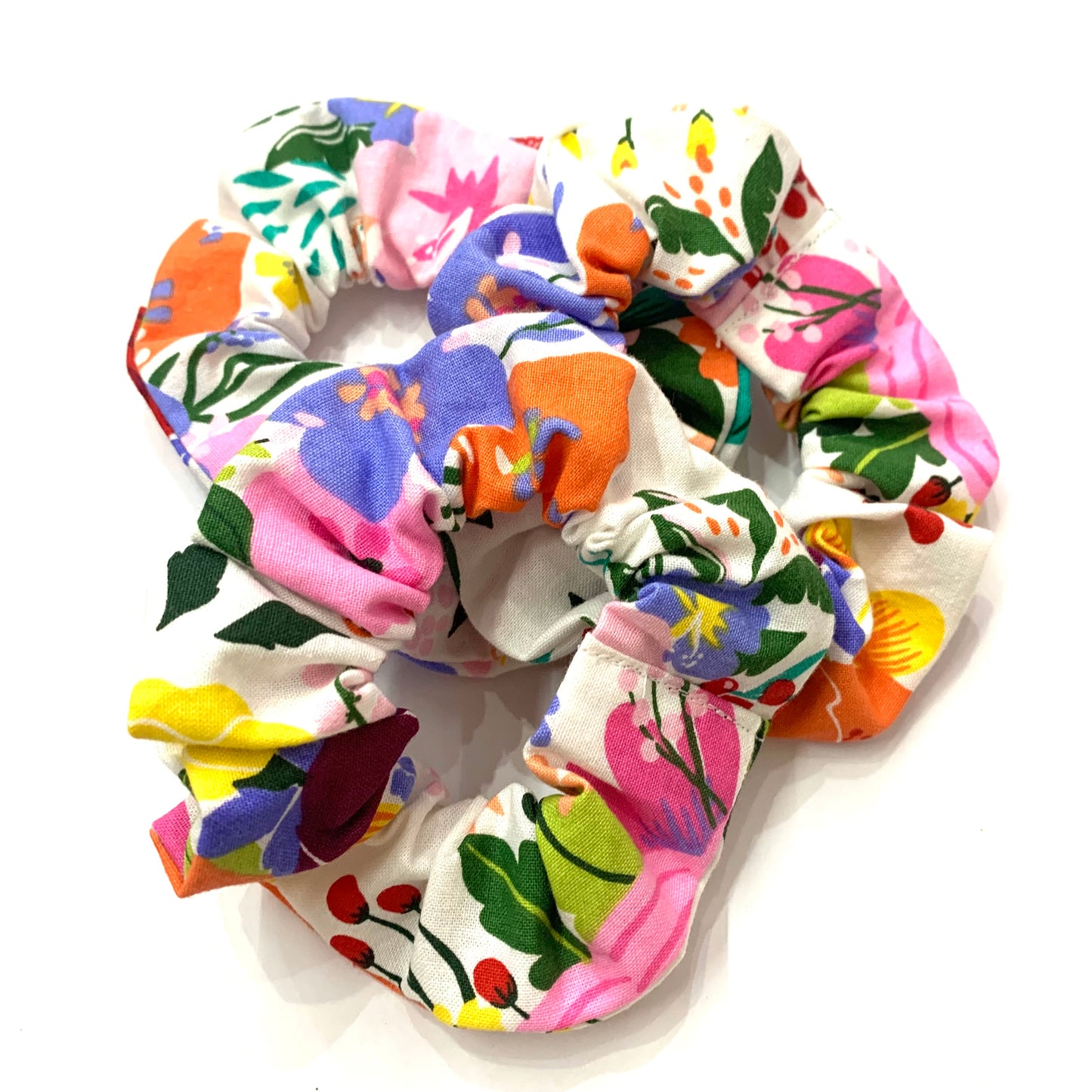 MUMMA WHOOPEE - "Bright Flowers & Berries" REGULAR SCRUNCHIES