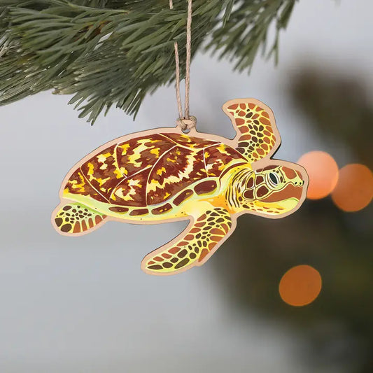 OUTER ISLAND - GREEN SEA TURTLE- Hanging Ornament Decoration