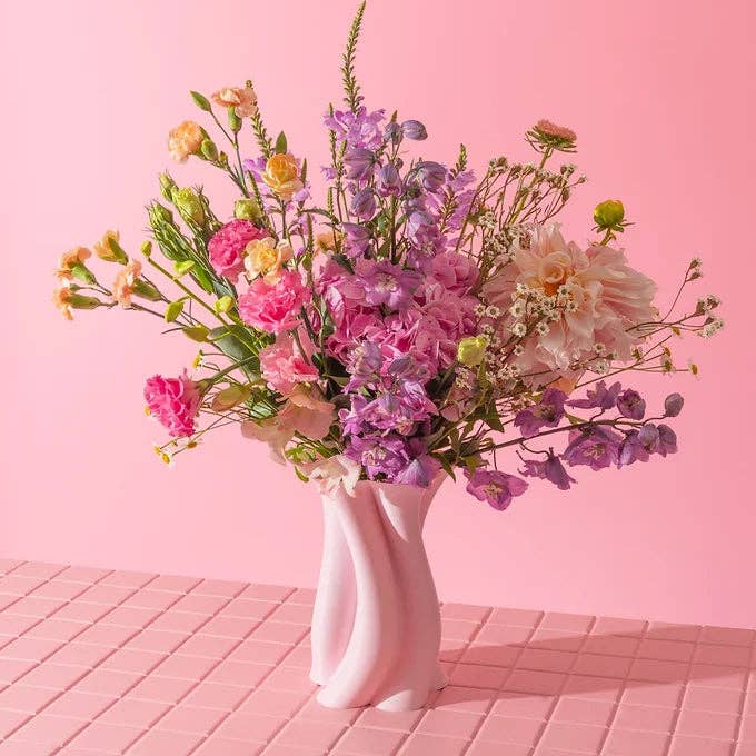 BELFI- Regular Harmony Vase: Pink