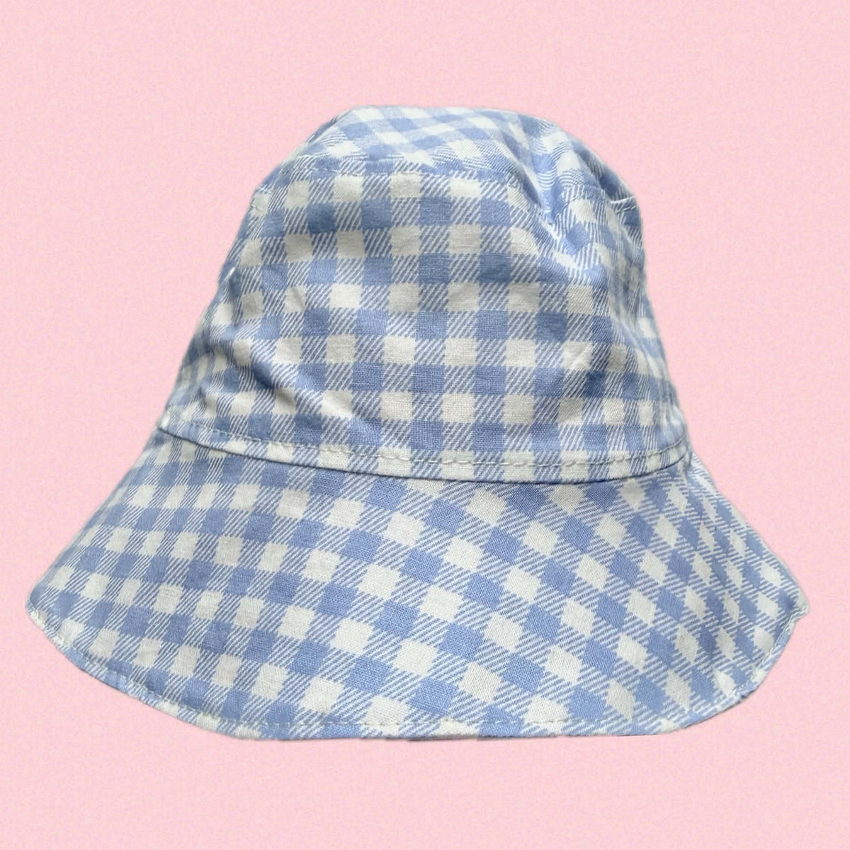 Teacups n Quilts - Blue Gingham - Kids Size XXXS
