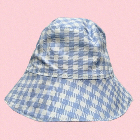 Teacups n Quilts - Blue Gingham - Kids Size XXXS
