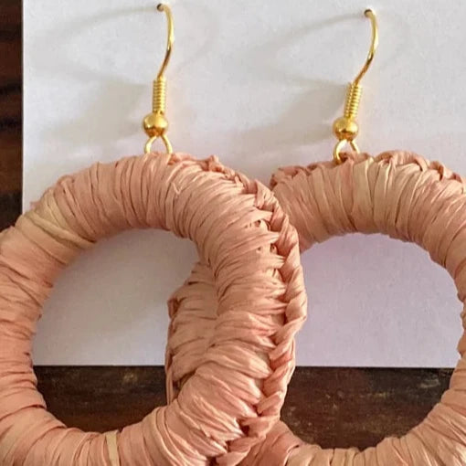 WEAVED BY ME - Indigenous Woven Biggies Hoop Earrings- Peppa