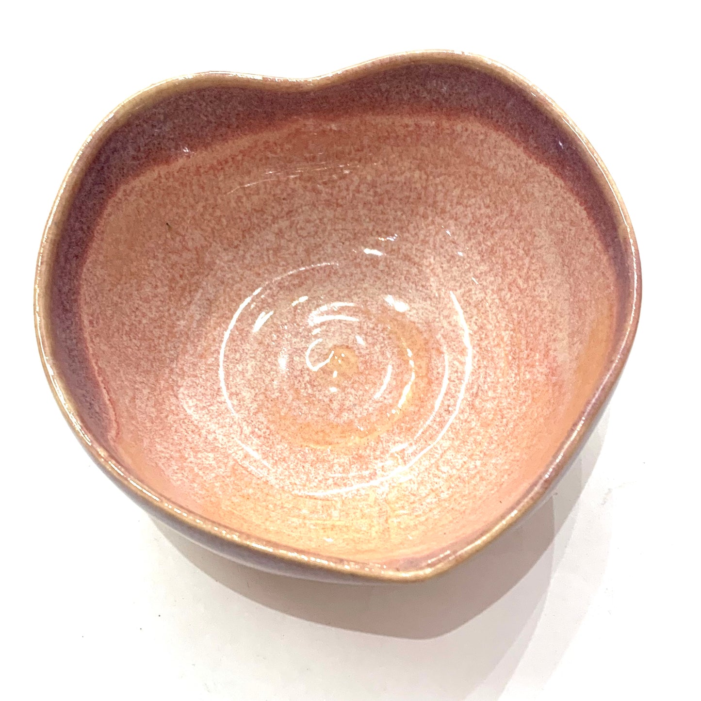 EARTH BY HAND- Heart Dishes- Pink & Purple