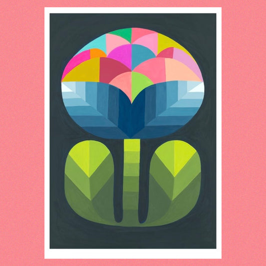 CLAIRE ISHINO- MEDIUM LIMITED EDITION A4 PRINTS- Flower at Night