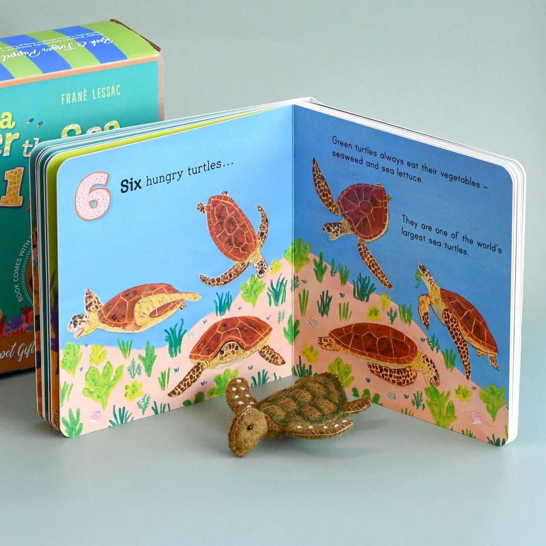 BOOKS & CO - Australia Under the Sea 123 by Frane Lessac- Small Board Book