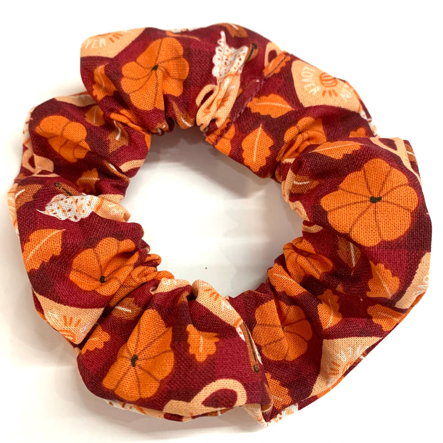 MAKIN' WHOOPEE - "Pumpkin Spiced Latte" REGULAR HALLOWEEN SCRUNCHIE