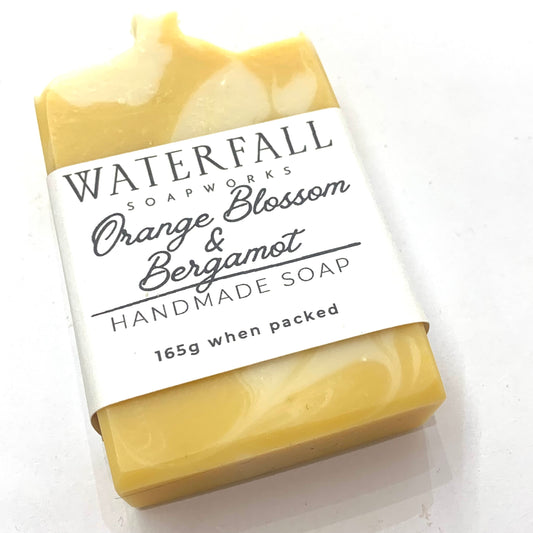 WATERFALL SOAPWORKS- Orange Blossom & Bergamot Handmade Soap