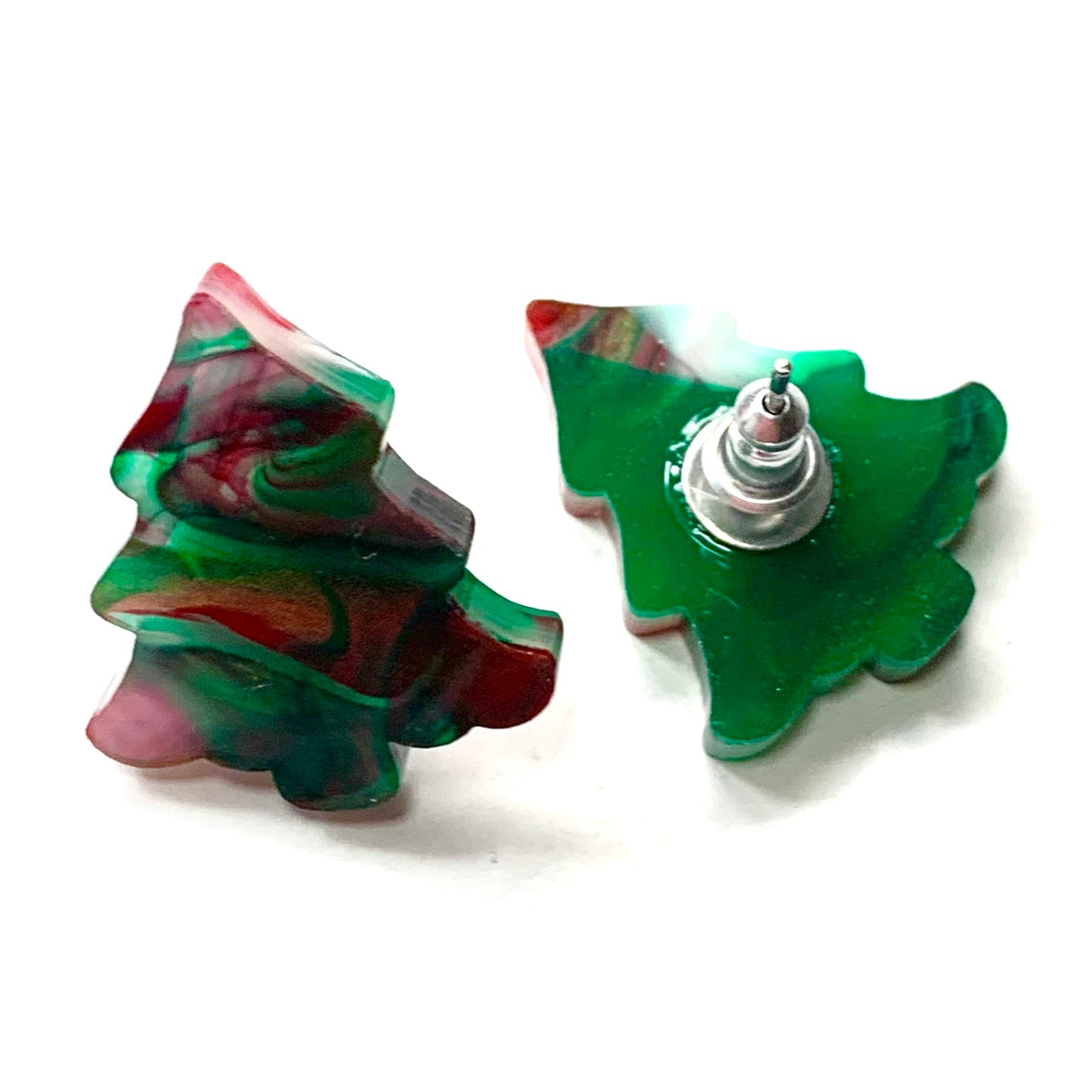 MAKIN' WHOOPEE - “YULE MARBLE” CHRISTMAS TREE STUDS