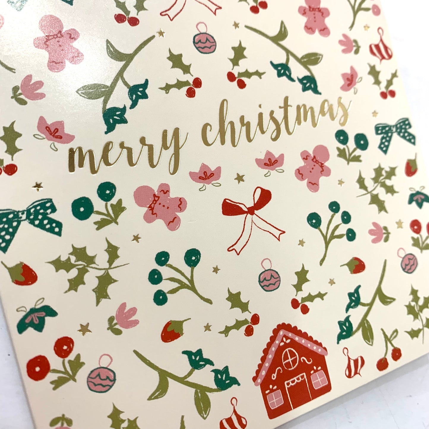 CANDLEBARK CREATIONS - "Christmas Wallpaper"- Box of 10 Cards