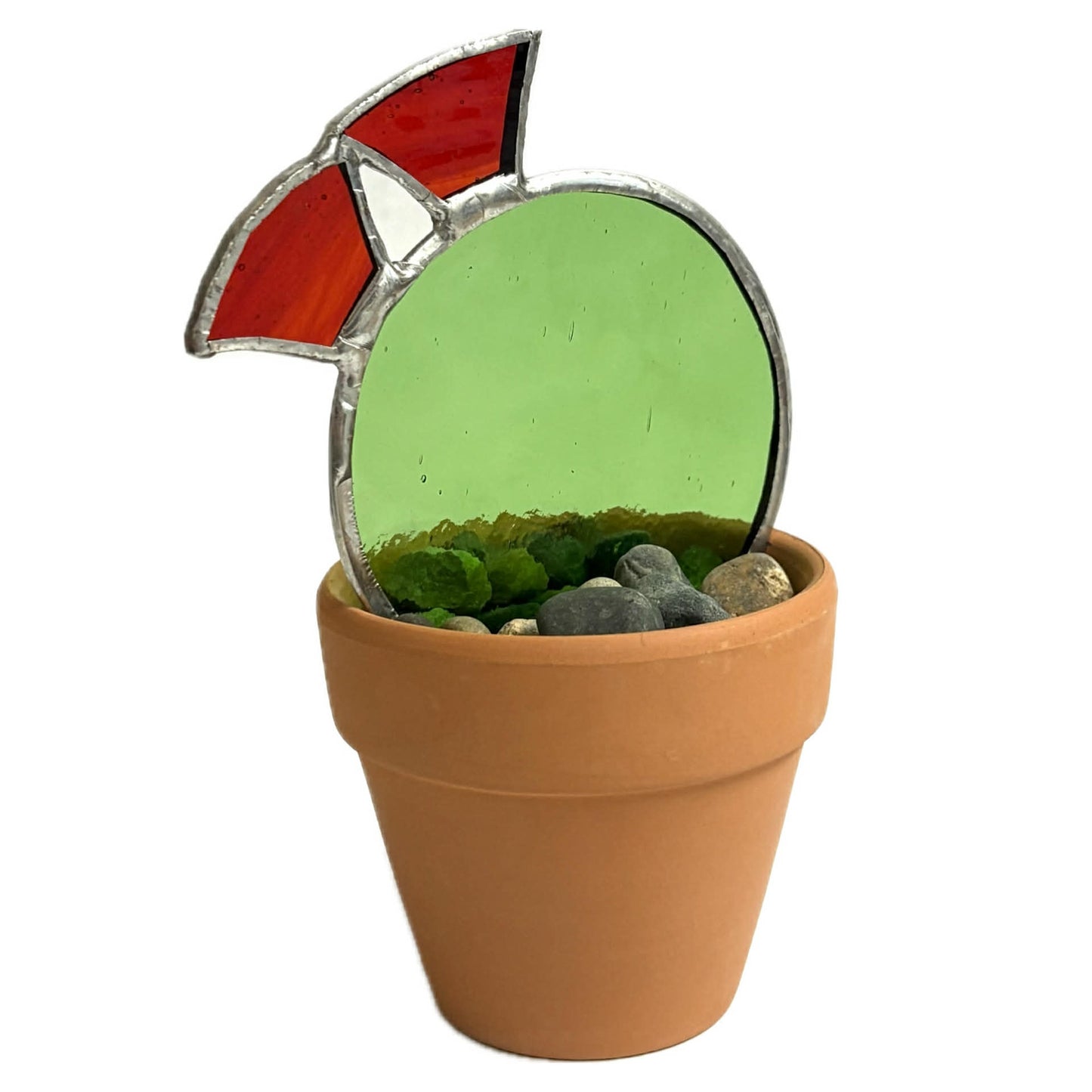 SWAN GLASS - SUCCULENT - STAINED GLASS ORNAMENT #2