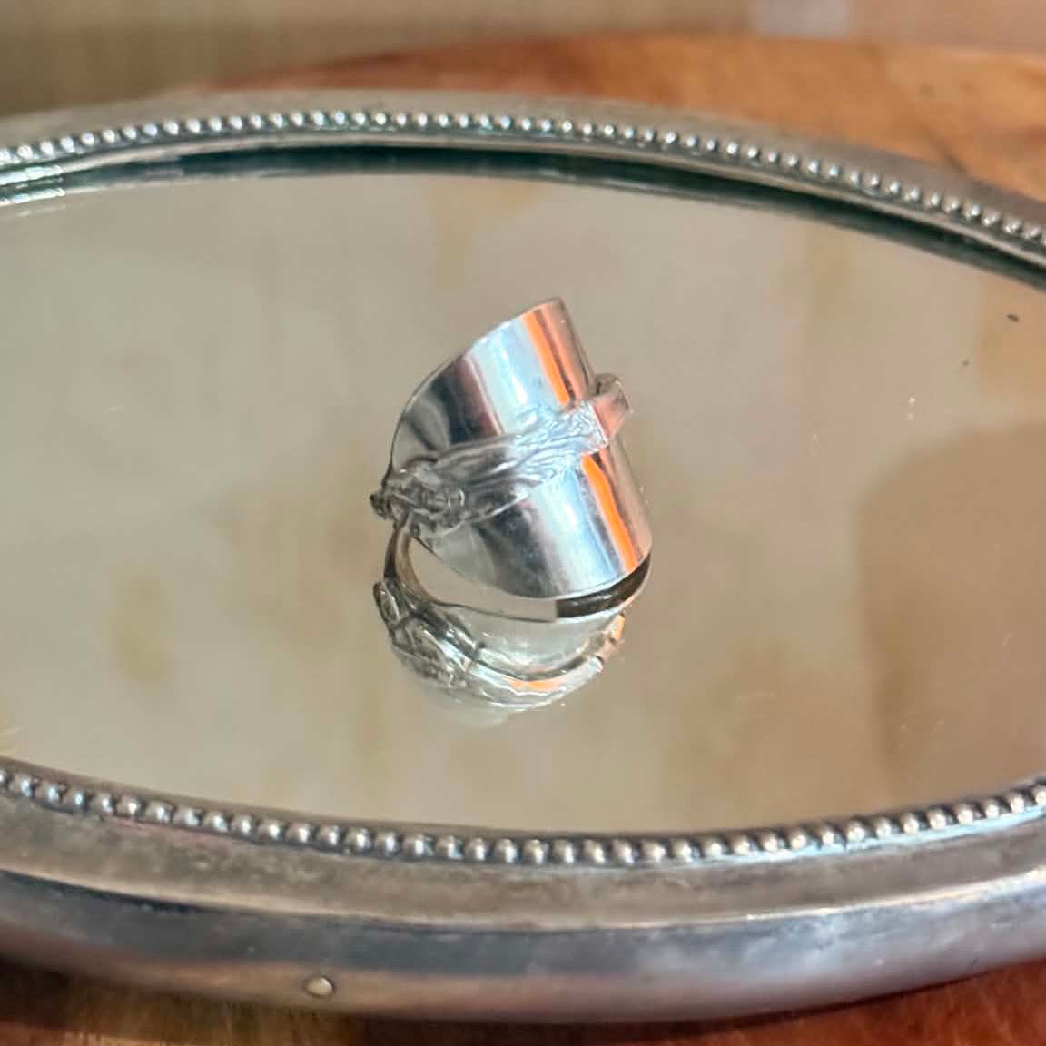 MOLLY MADE - 1922 Sterling Silver Apostle Saddle Spoon Ring