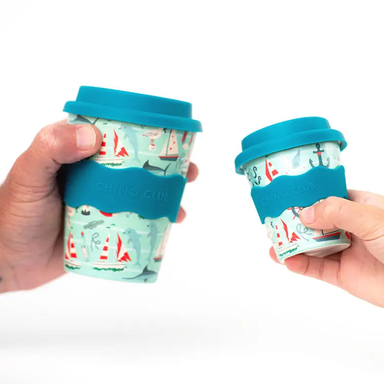 CHINO CLUB- Adult Reusable Cup 12 oz - Nautical