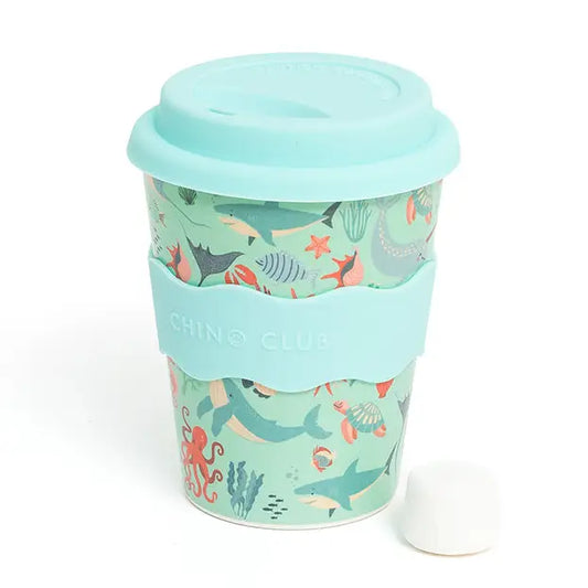 CHINO CLUB- Adult Reusable Cup 12 oz - Ocean