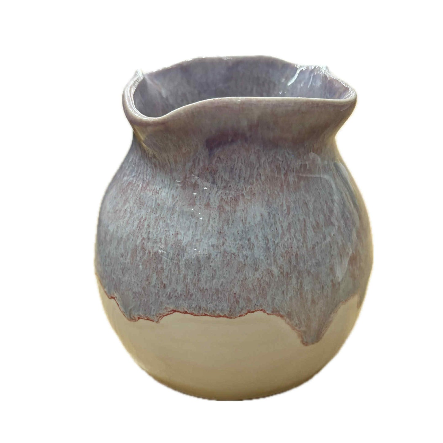 EARTH BY HAND- Pink and Blue Drizzle Vase 2