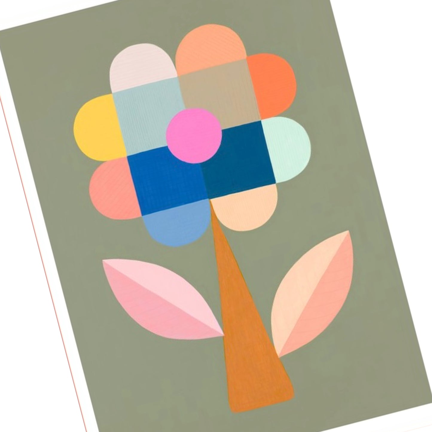 CLAIRE ISHINO- SMALL LIMITED EDITION A5 PRINTS- Confetti Flower