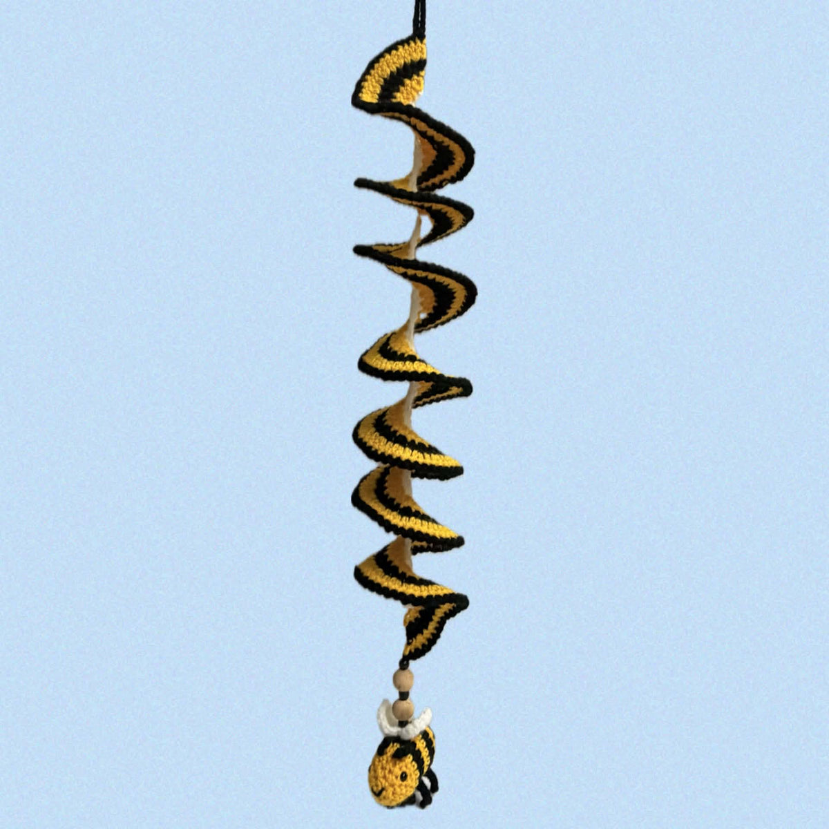 BEAKNITS- CROCHETED WHIRLY TWIRLER - Bees