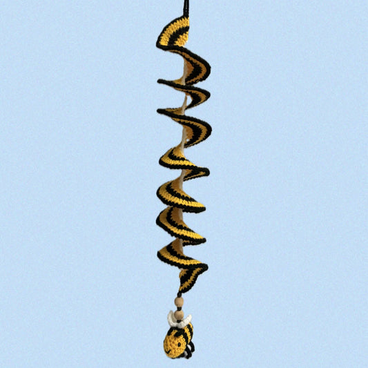BEAKNITS- CROCHETED WHIRLY TWIRLER - Bees