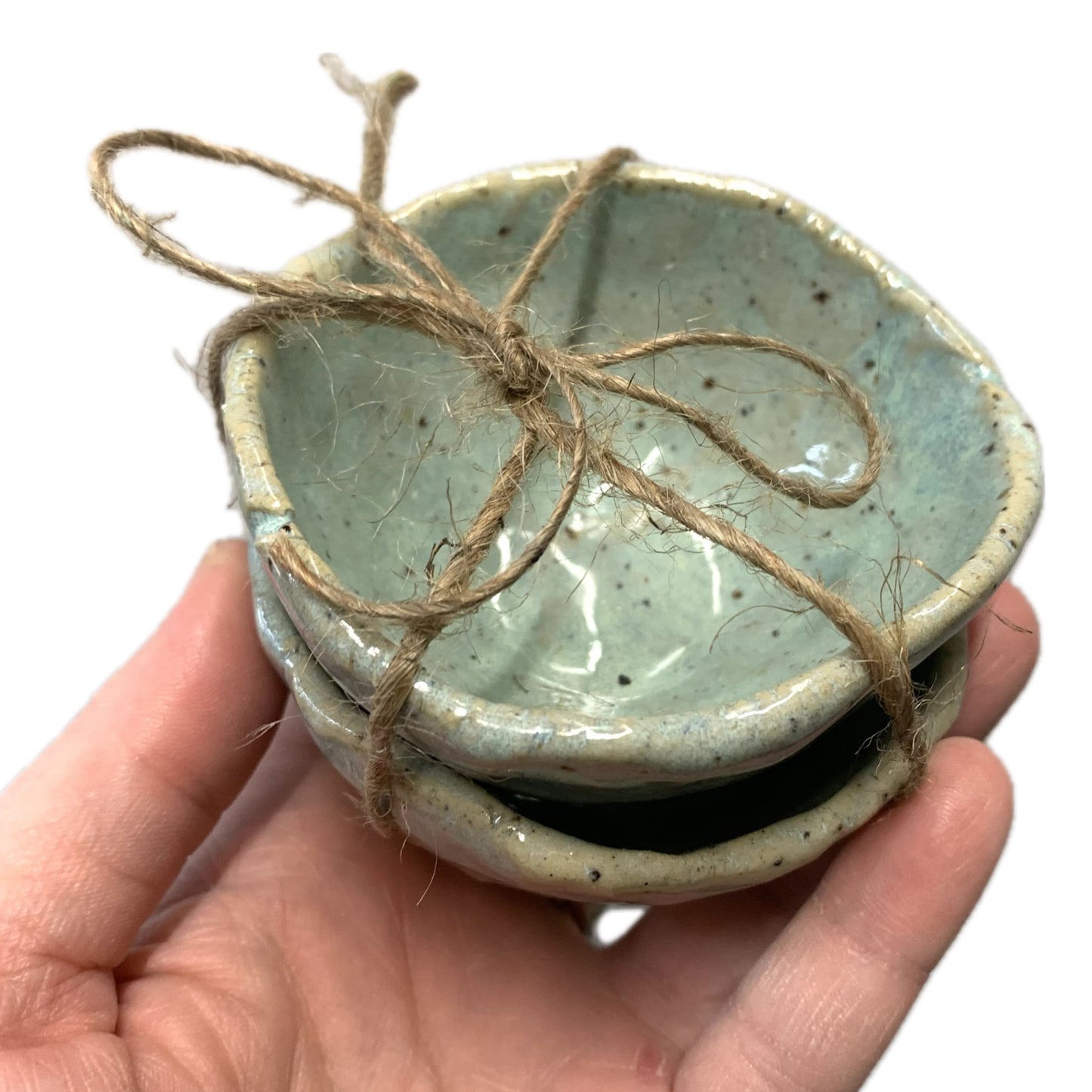 EARTH BY HAND- Small Pale Blue Bowl Twin Sets