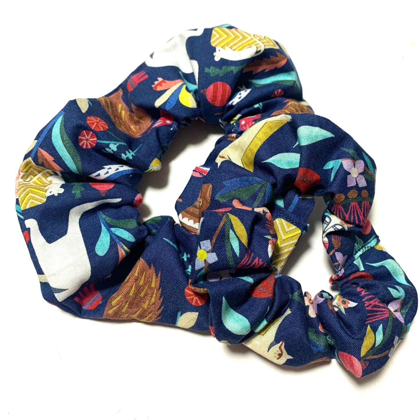 MUMMA WHOOPEE - Regular “Blue Australiana” CHRISTMAS SCRUNCHIES