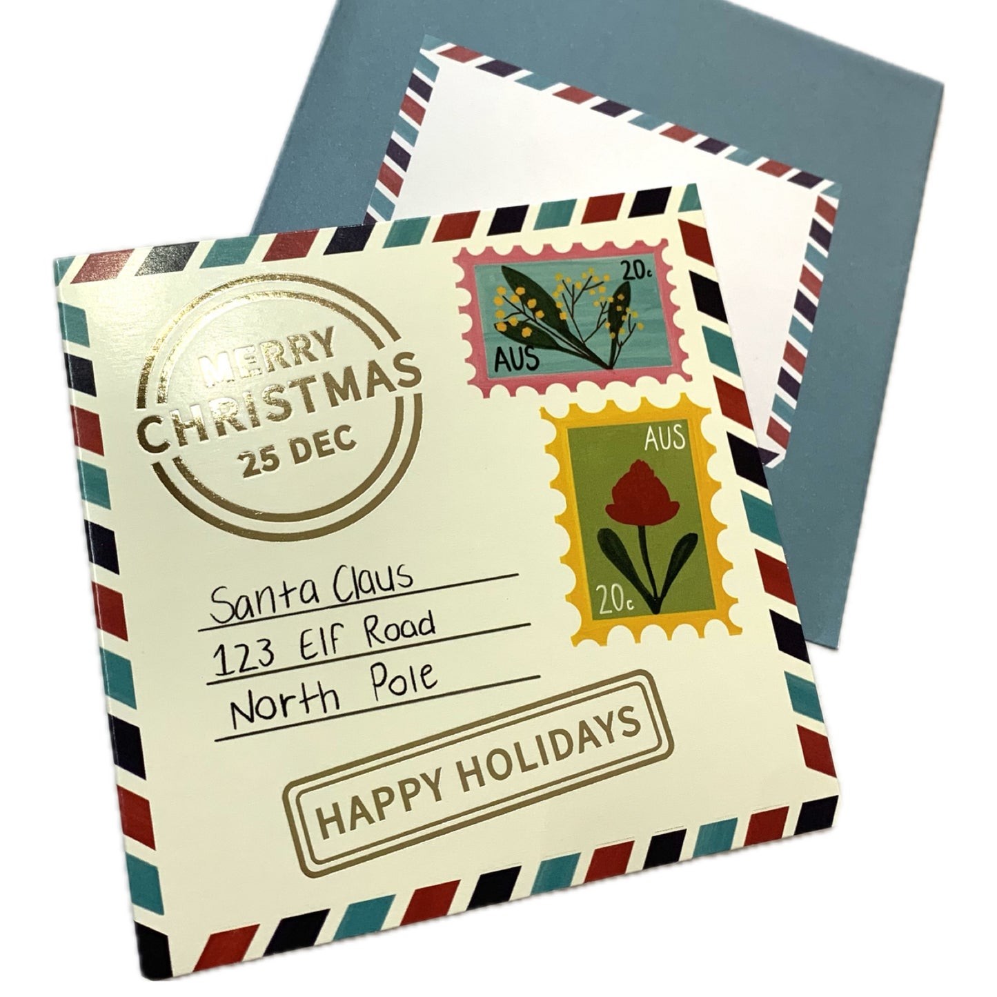 CANDLEBARK CREATIONS - "Postcard for Santa" - Box of 10 Cards