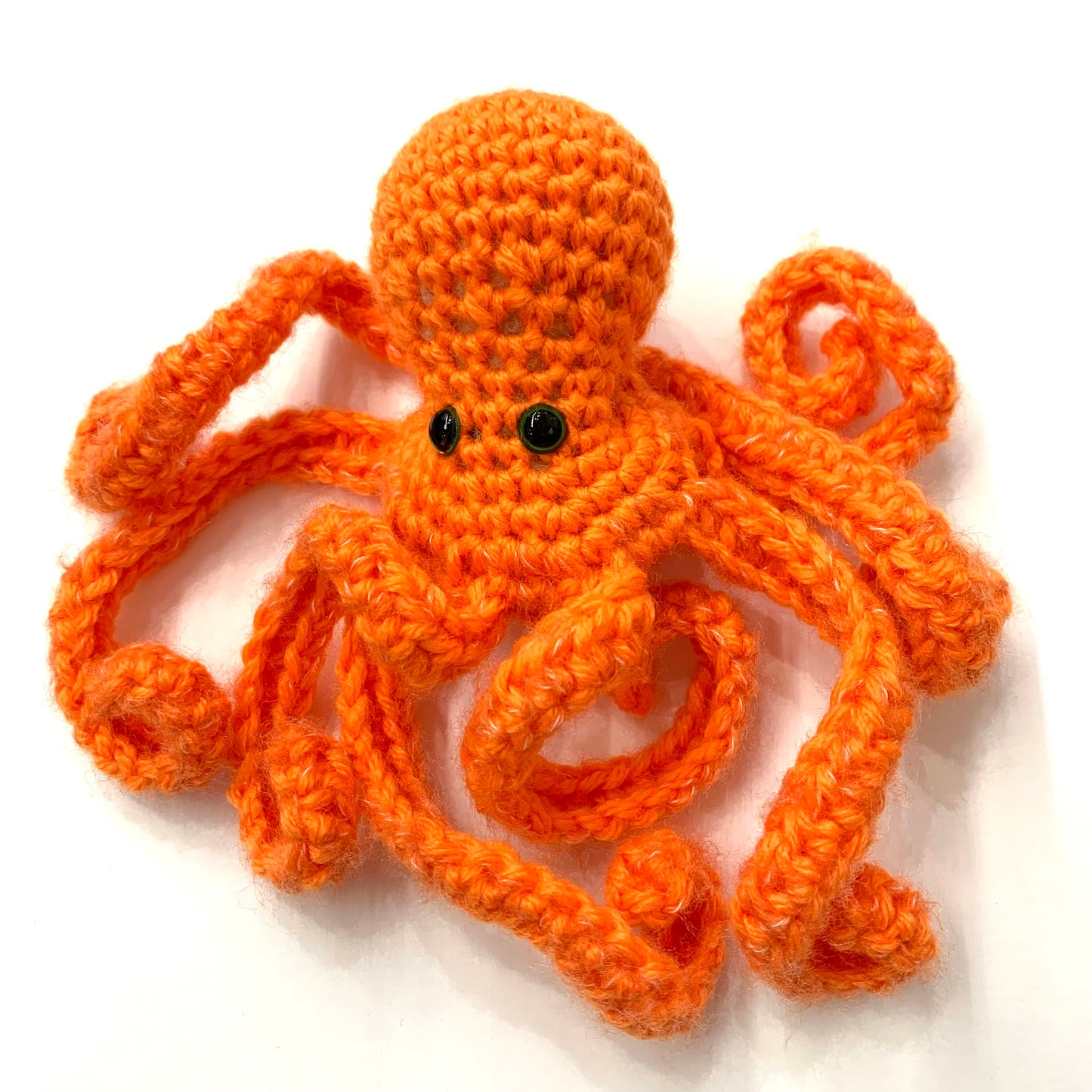 BEAKNITS- CROCHETED OCTOPUS - Orange