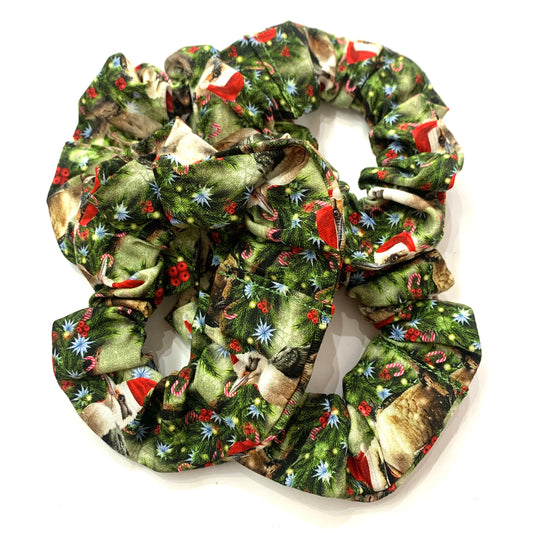 MUMMA WHOOPEE - Regular "Jolly Kookaburras"- Christmas Scrunchies