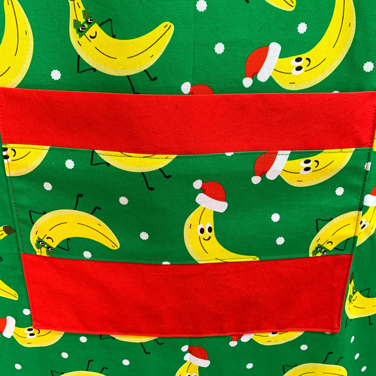MUMMA WHOOPEE - "Christmas Bananas" Christmas Apron