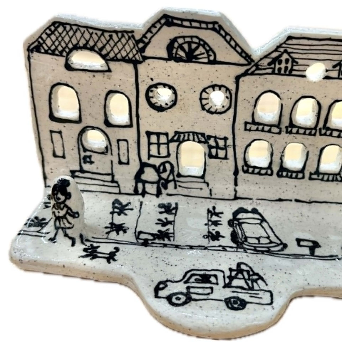 BELOVED POTTERY - Village - Tea Light Holder 10