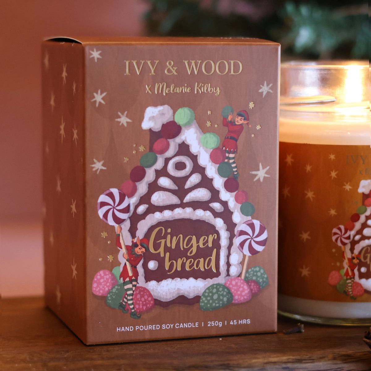 IVY & WOOD - "Gingerbread"-Limited Edition Christmas Candle