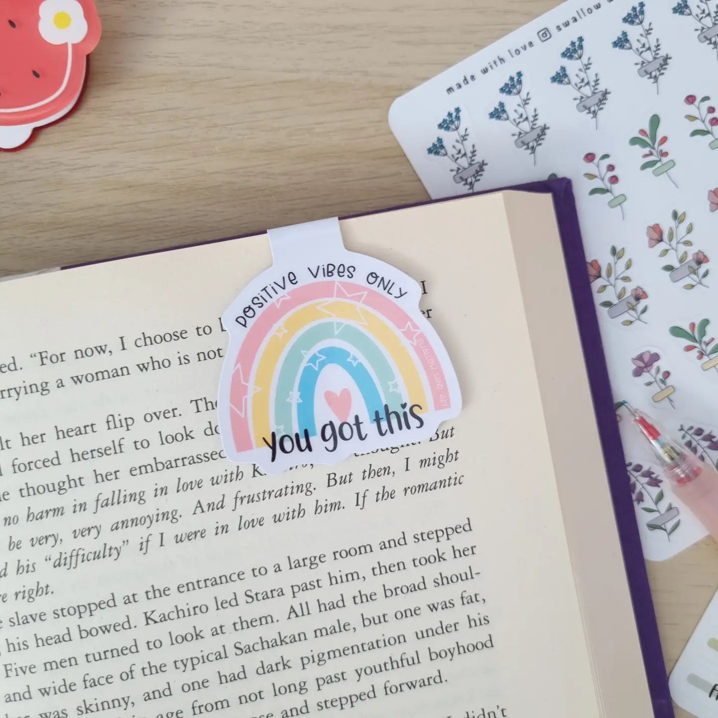 SWALLOW WIND ART - YOU GOT THIS- MAGNETIC BOOKMARK