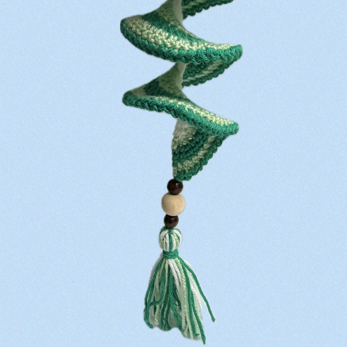 BEAKNITS- CROCHETED WHIRLY TWIRLER - Greens