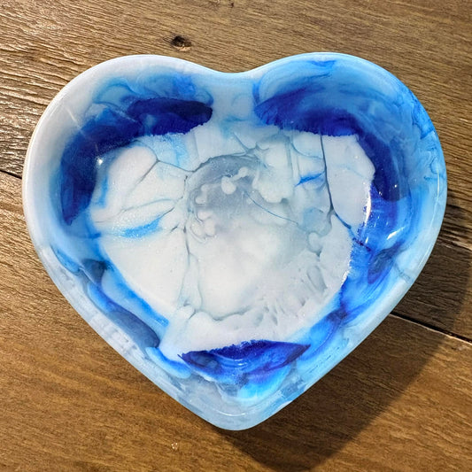 BRENDA STONE ART - Heart Ocean Trinket Tray 3