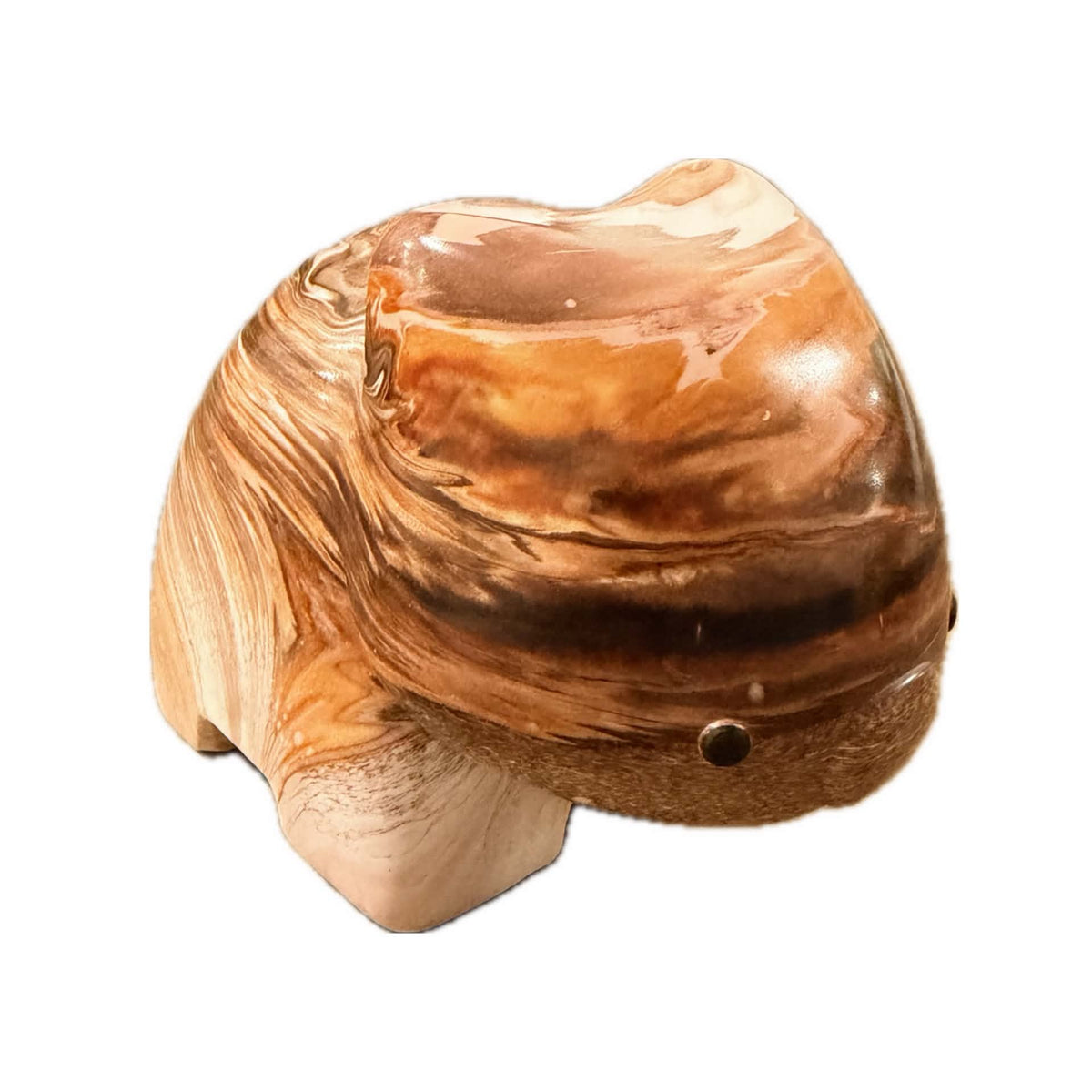 PETE CROMER - RESIN WOMBAT Natural #1 -- Salted Caramel