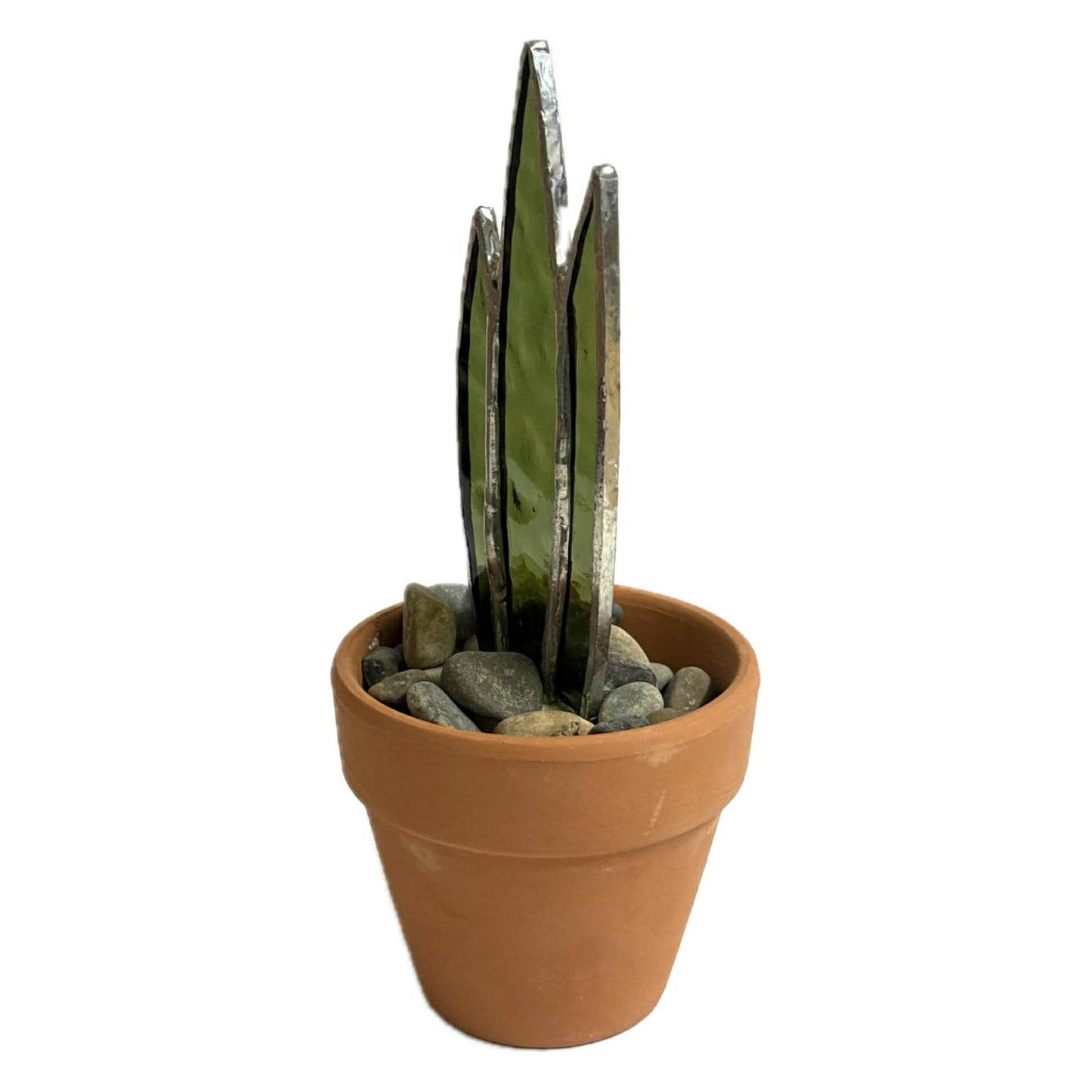 SWAN GLASS - SUCCULENT - STAINED GLASS ORNAMENT #11