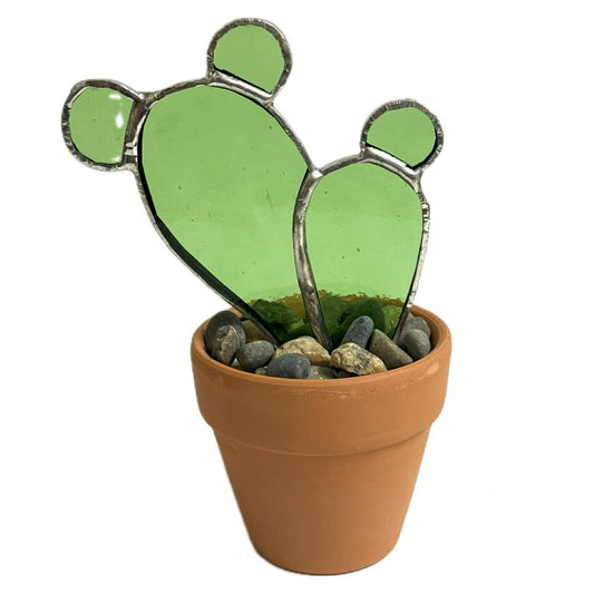 SWAN GLASS - SUCCULENT - STAINED GLASS ORNAMENT #9