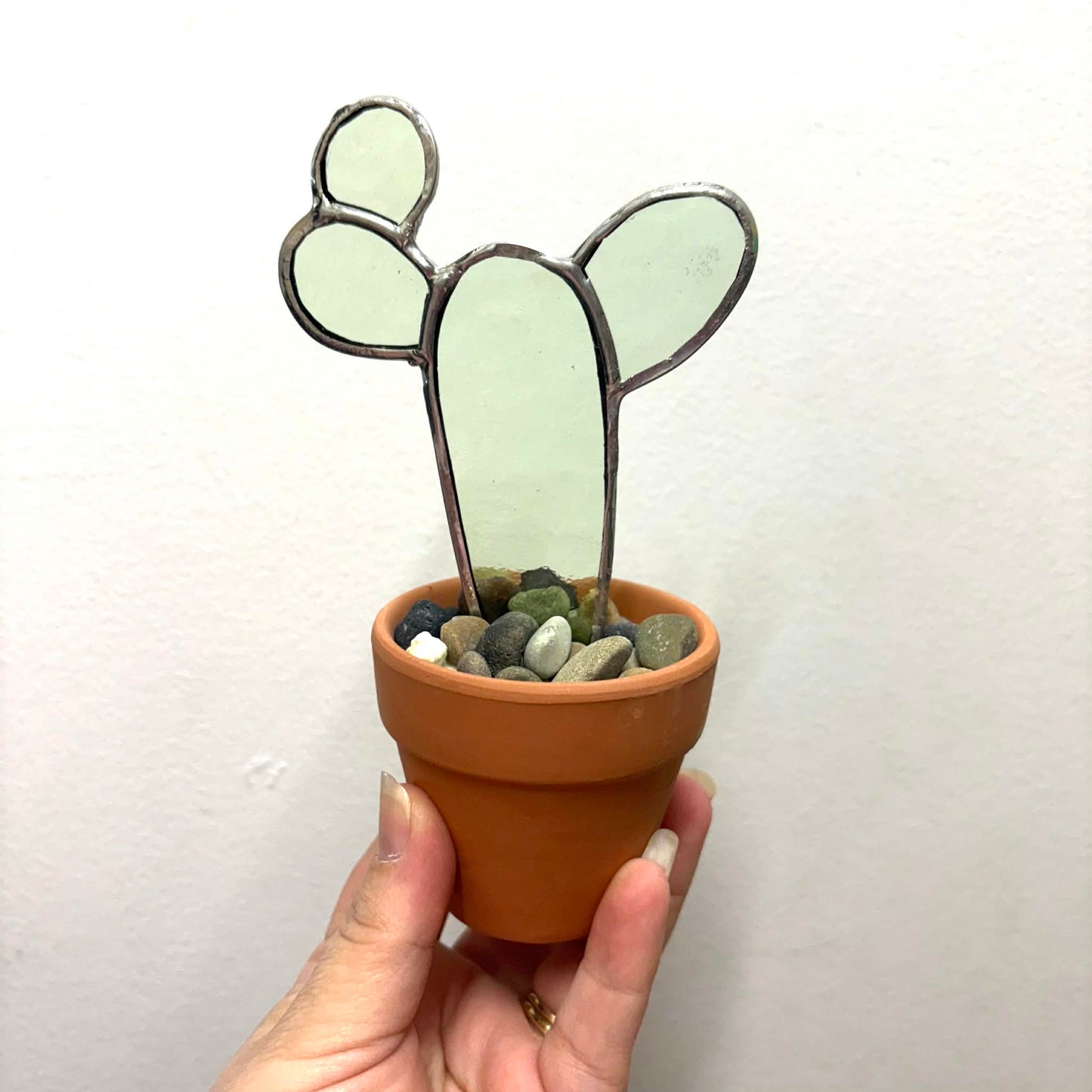 SWAN GLASS - SUCCULENT - STAINED GLASS ORNAMENT #10