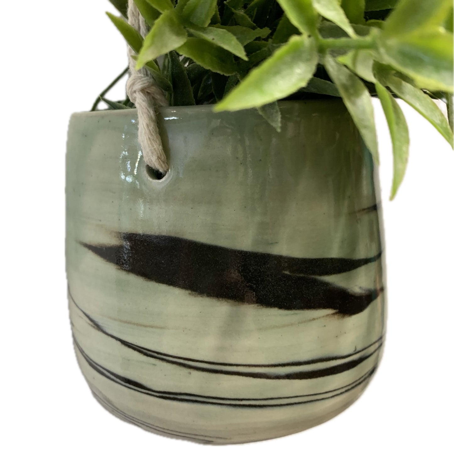 EARTH BY HAND- Green Planter- Short