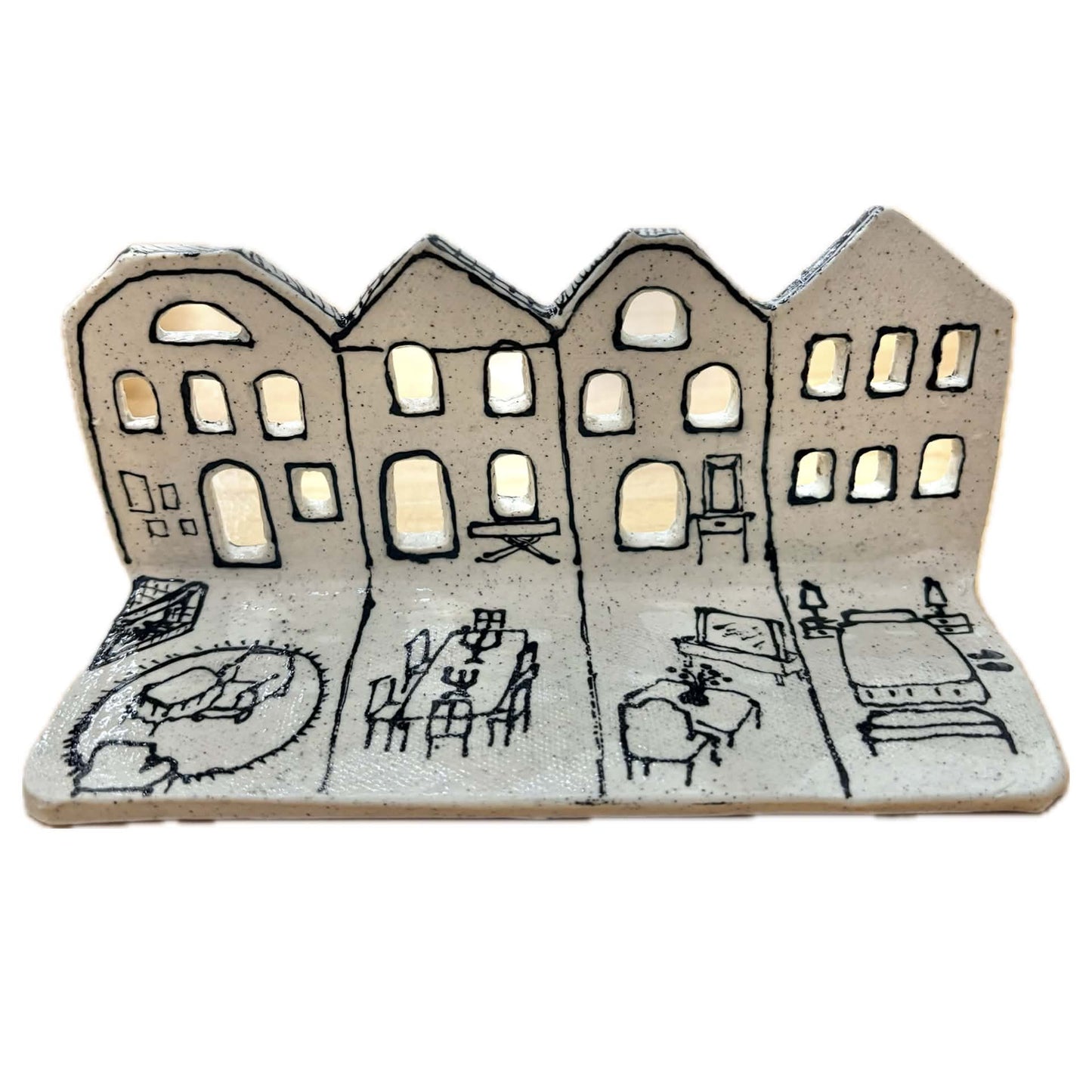 BELOVED POTTERY - Village - Tea Light Holder 9