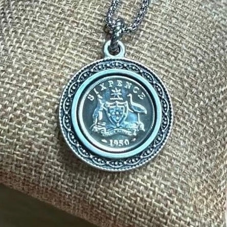 MOLLY MADE- "1950 Shilling" Pendant Necklace