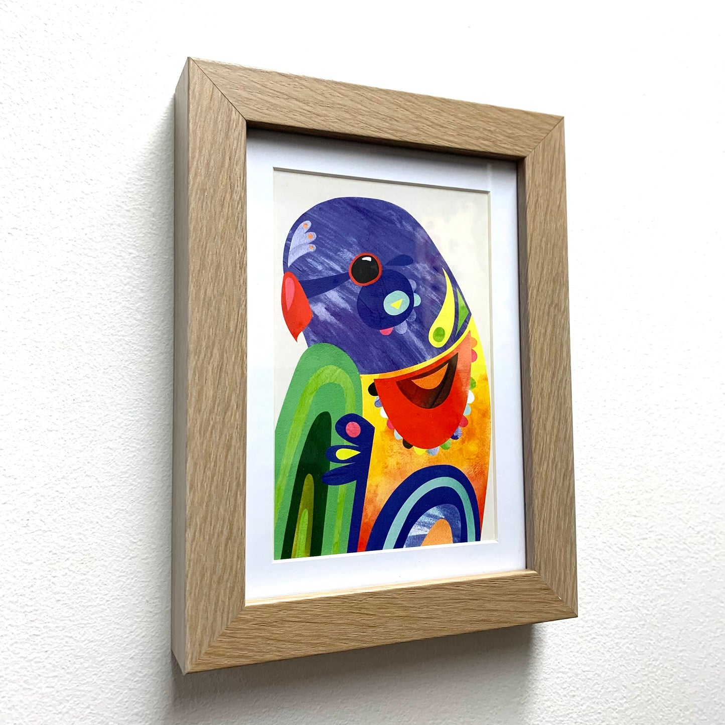 MAKIN' WHOOPEE - Framed "Rainbow Lorikeet" Pete Cromer Print