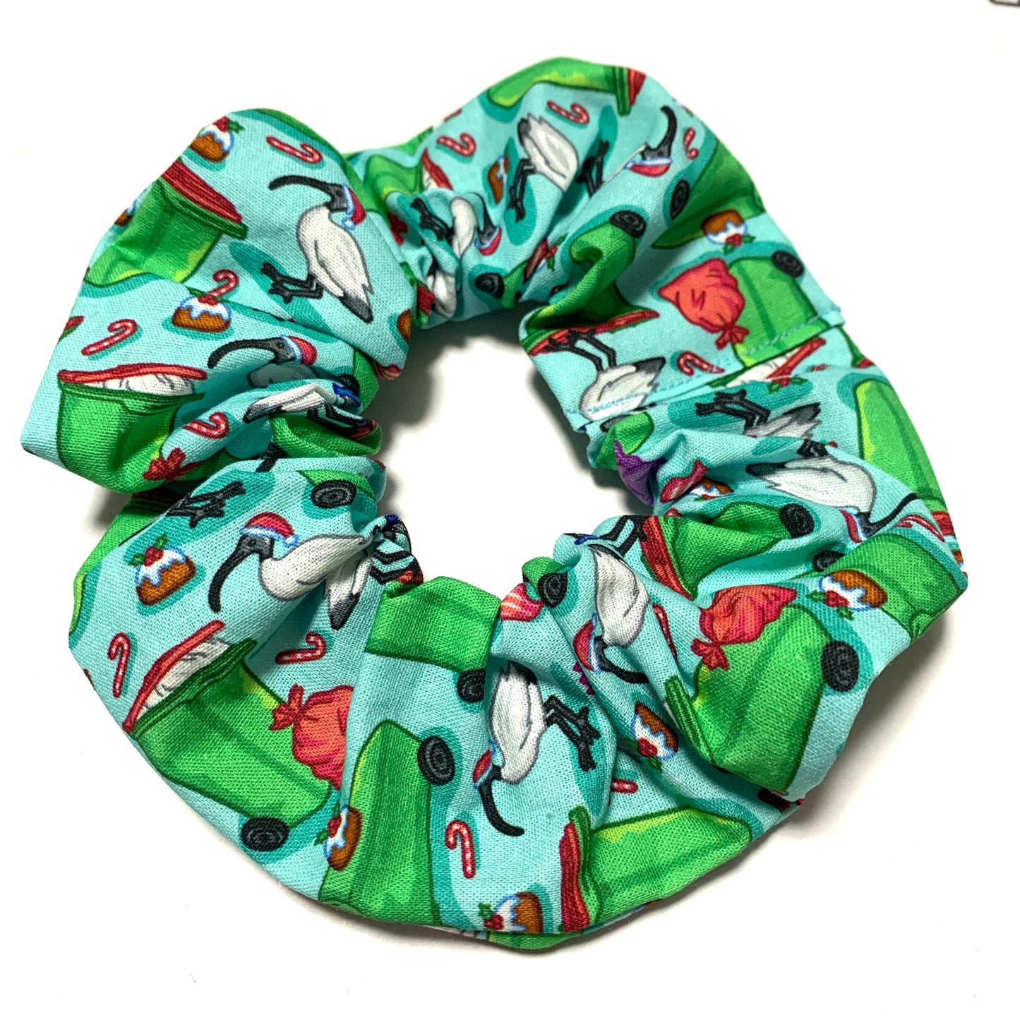 MUMMA WHOOPEE - Regular "Bin Chicken"- Christmas Scrunchies