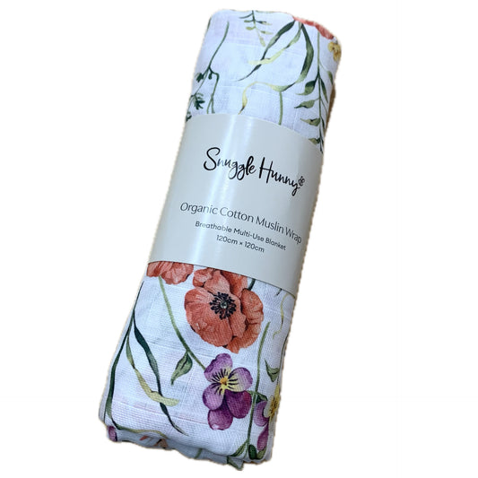 SNUGGLE HUNNY Meadow Organic Muslin Wrap