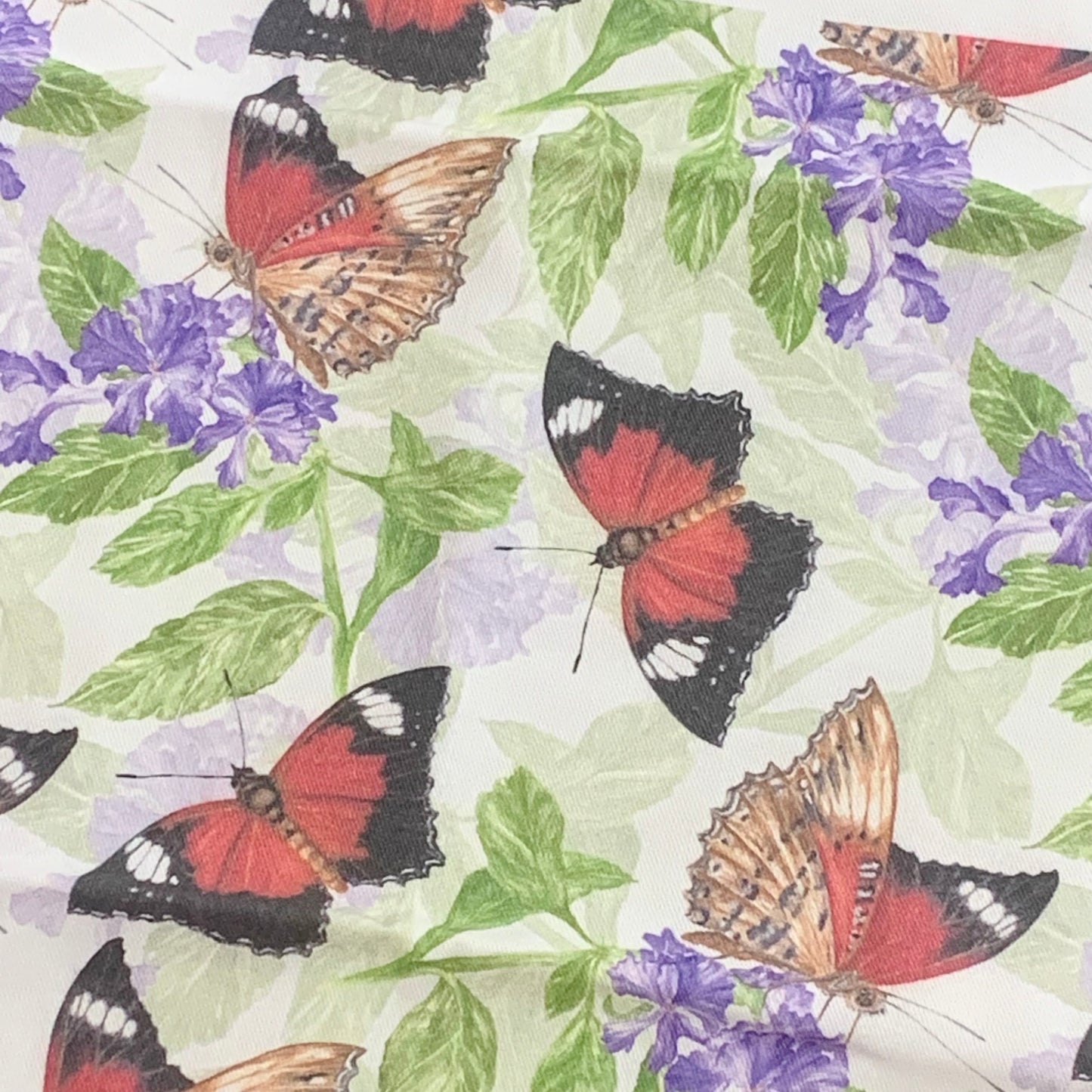 Shanna Trees Creations- "Red Lacewing Butterfly" Cotton Tote Bag